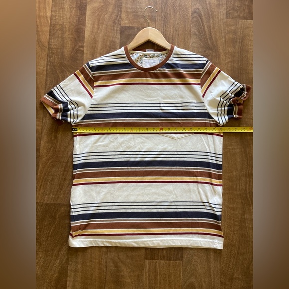 Denim & Flower Stripe Tee - Picture 7 of 7